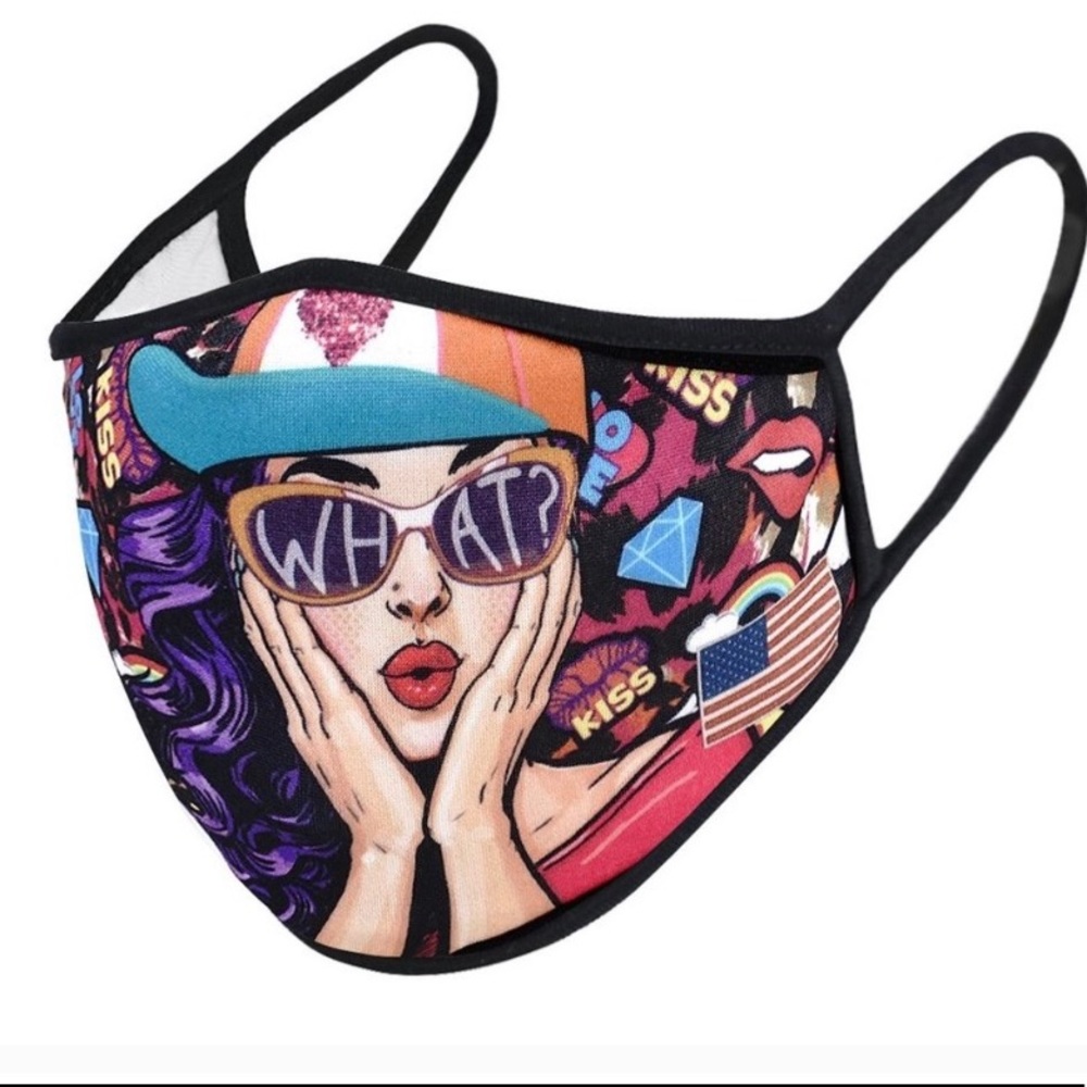 Designer washable/reusable face mask